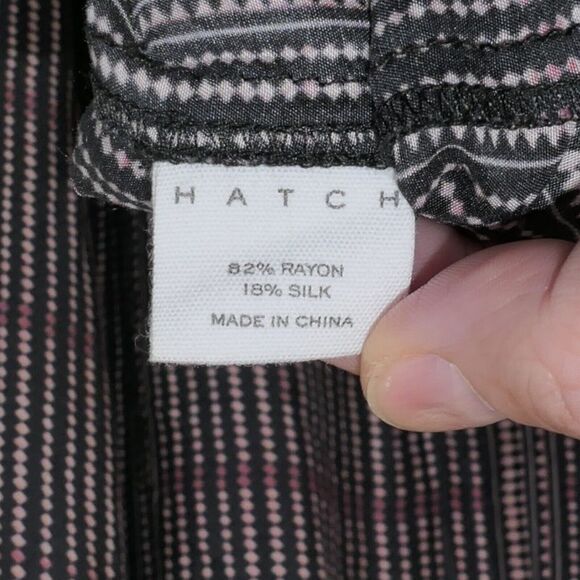 Hatch Maternity Paulina Dress Diamond Geo Print S 1 Brown Pink Sleeveless EUC - Picture 5 of 8